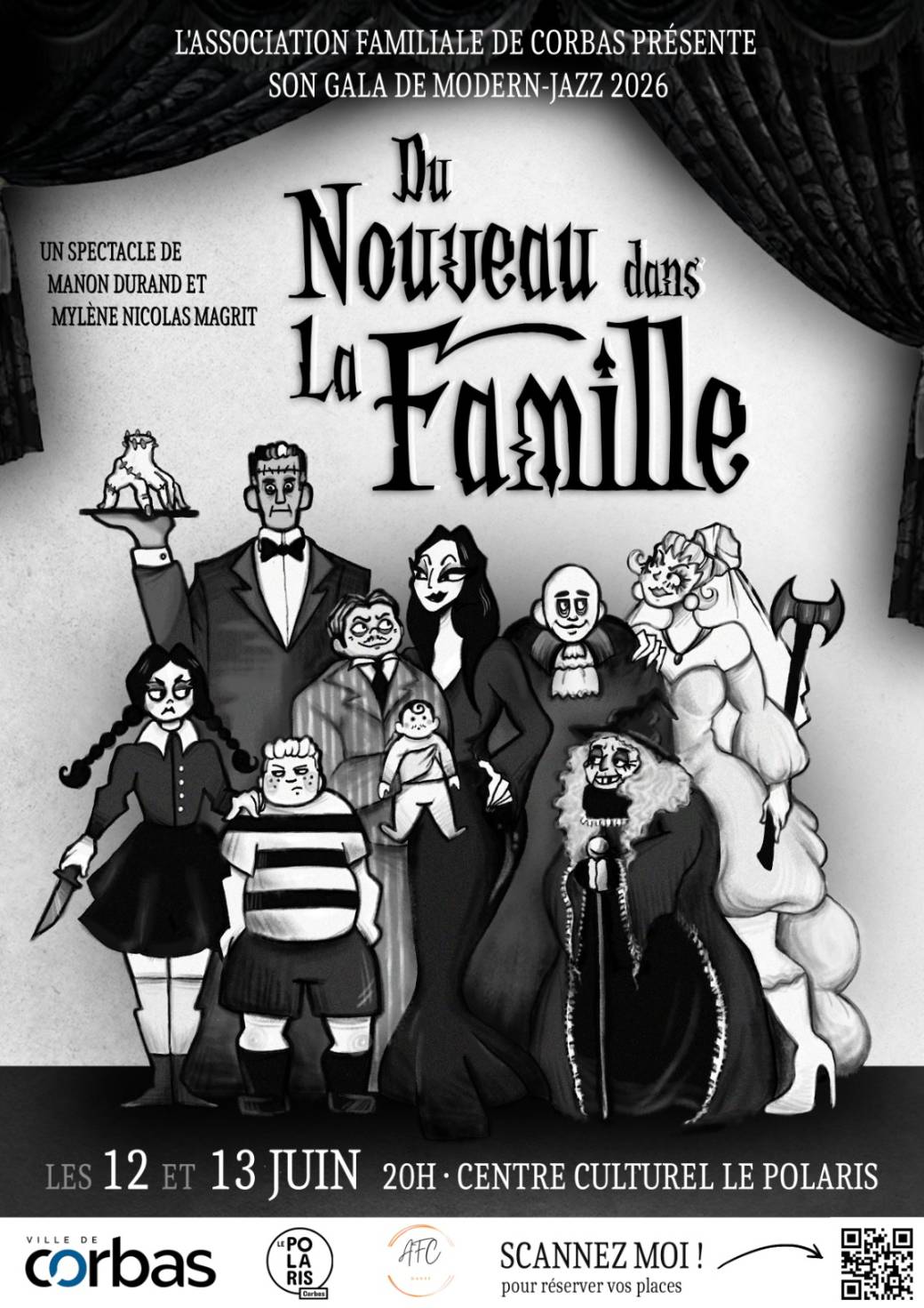 Affiche du spectacle Du Nouveau dans La Famille