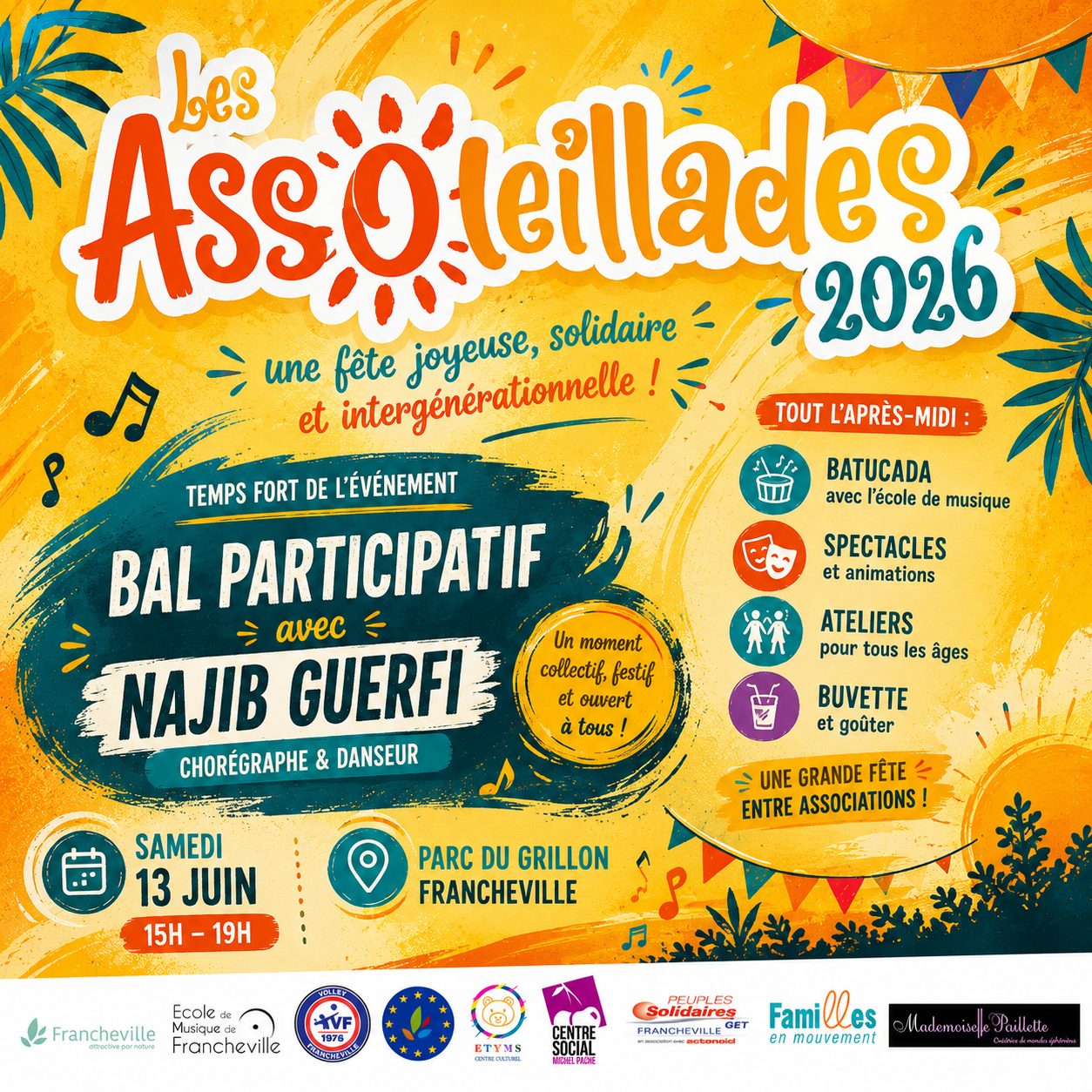 Affiche Les Ass’Oleillades 2026 à Francheville