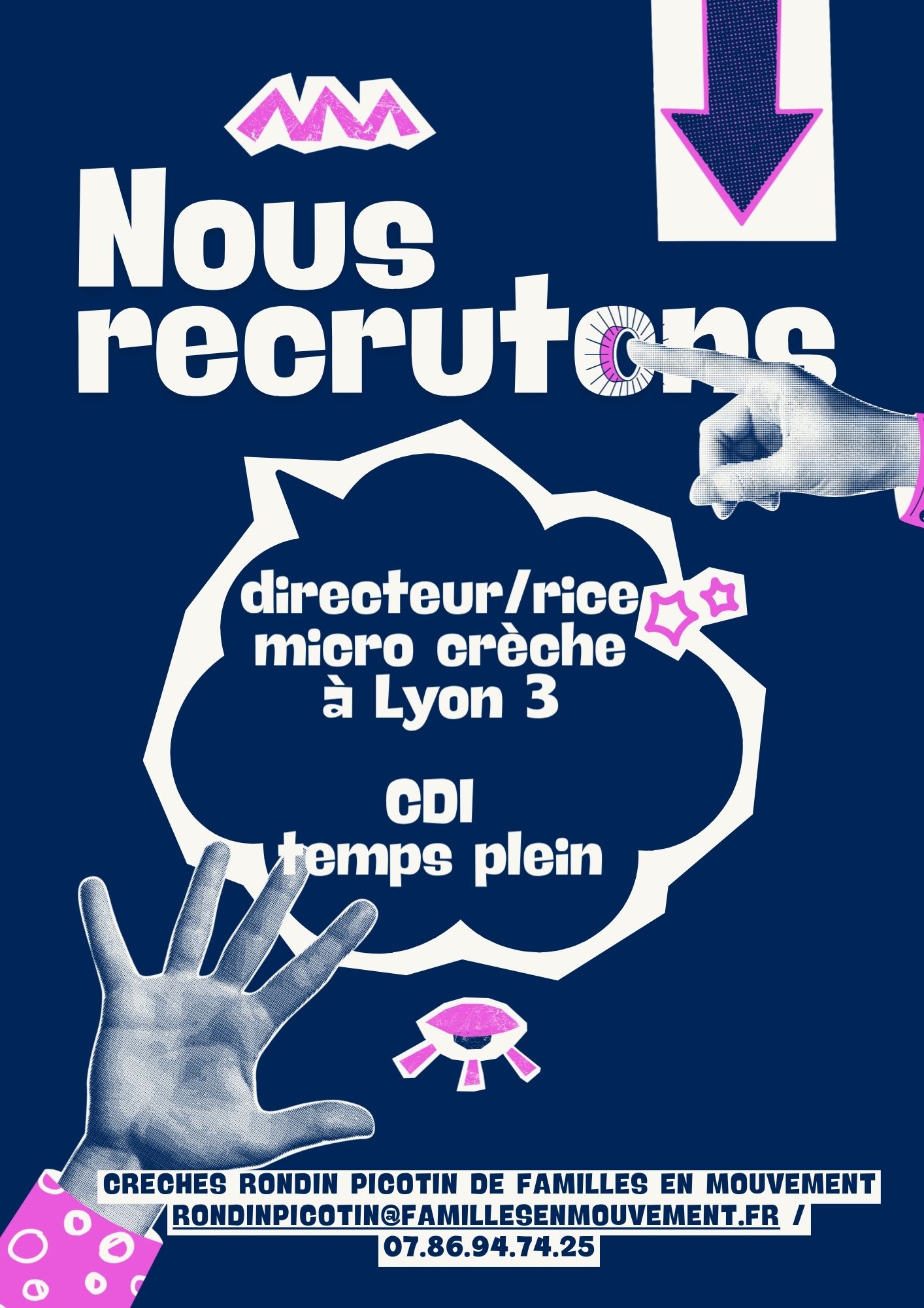 Recrutement directeur ou directrice de micro-crèche à Lyon 3